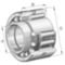 Combined Needle roller/Angular contact ball bearing with inner ring Double direction Series: NKIB